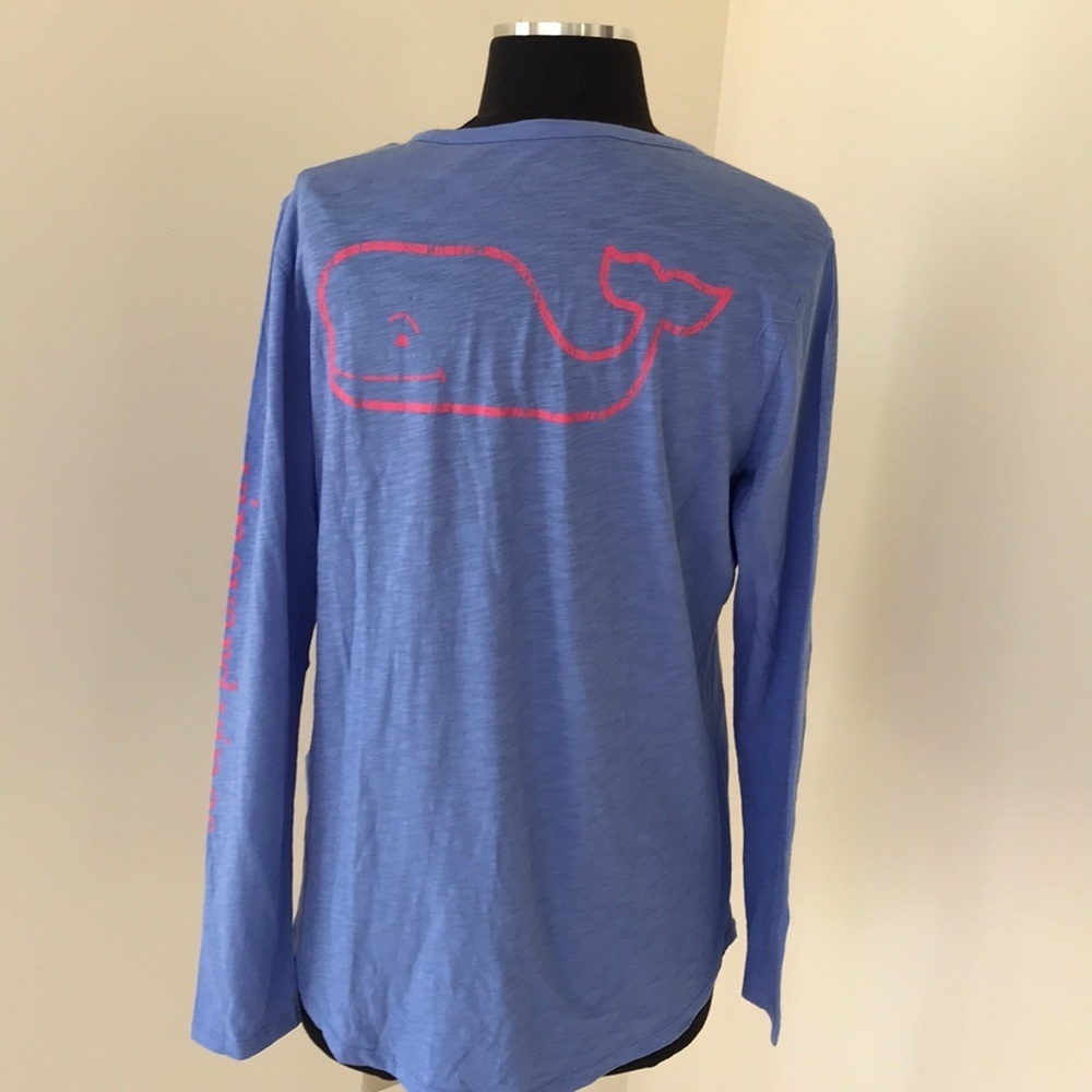 NWT! VINEYARD VINES Size S cornflower blue top - Picture 3 of 6